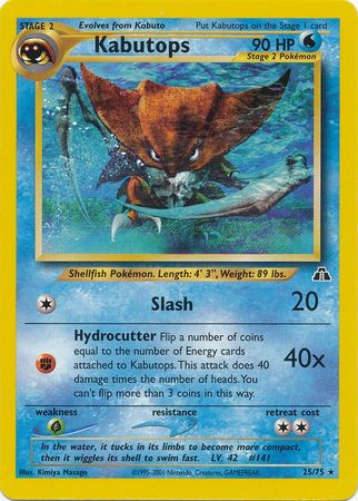 Kabutops (25/75) [Neo Discovery Unlimited] | Exor Games Dartmouth