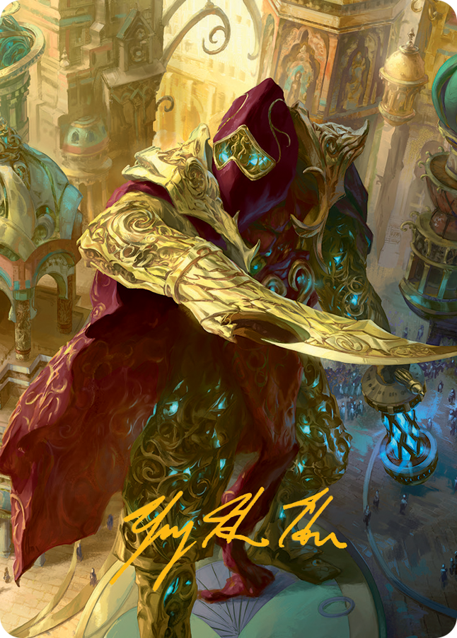 Baral, Chief of Compliance Art Card (Gold-Stamped Signature) [March of the Machine Art Series] | Exor Games Dartmouth