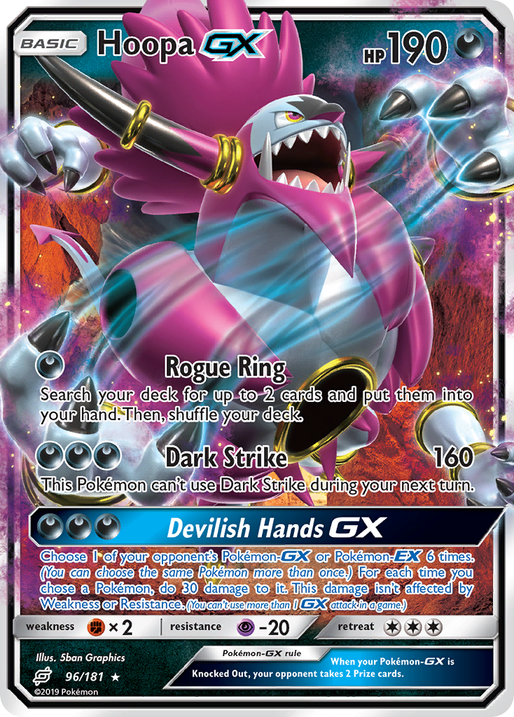 Hoopa GX (96/181) [Sun & Moon: Team Up] | Exor Games Dartmouth