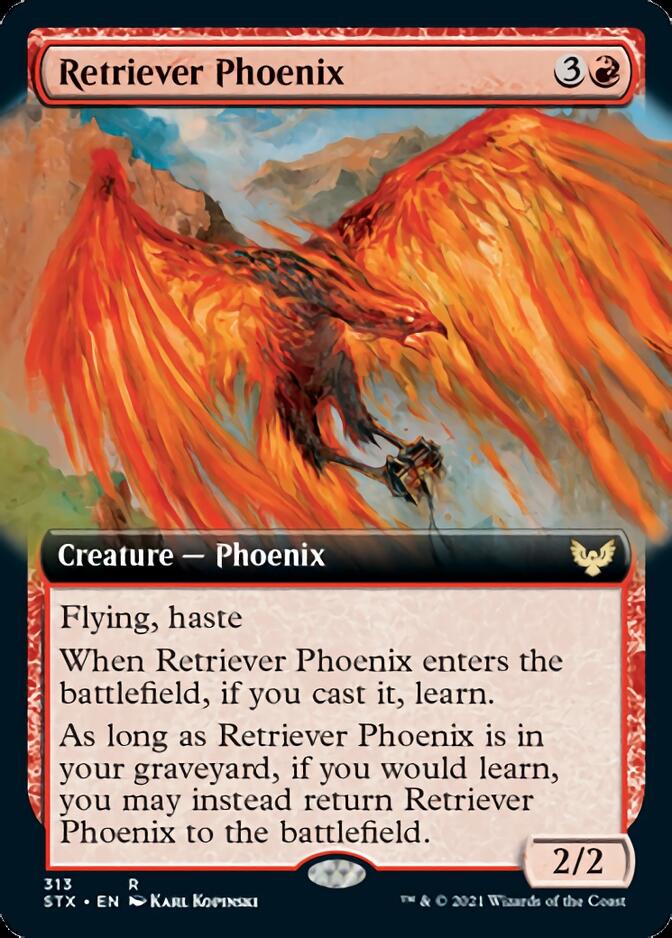 Retriever Phoenix (Extended) [Strixhaven: School of Mages] | Exor Games Dartmouth