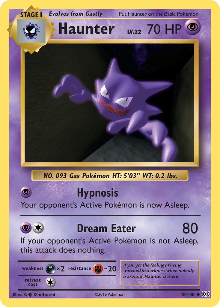 Haunter (48/108) [XY: Evolutions] | Exor Games Dartmouth