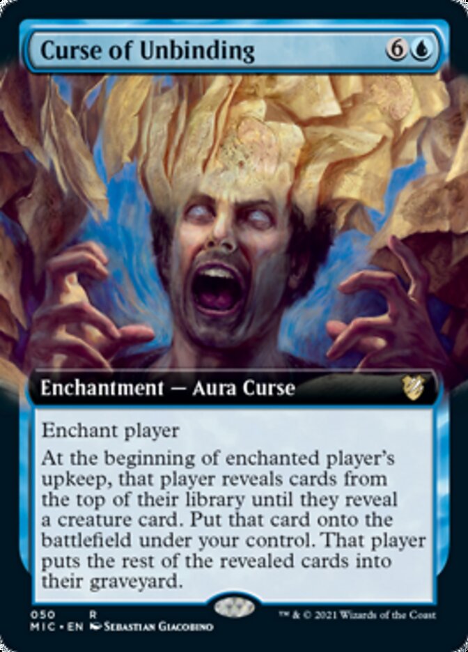 Curse of Unbinding (Extended) [Innistrad: Midnight Hunt Commander] | Exor Games Dartmouth