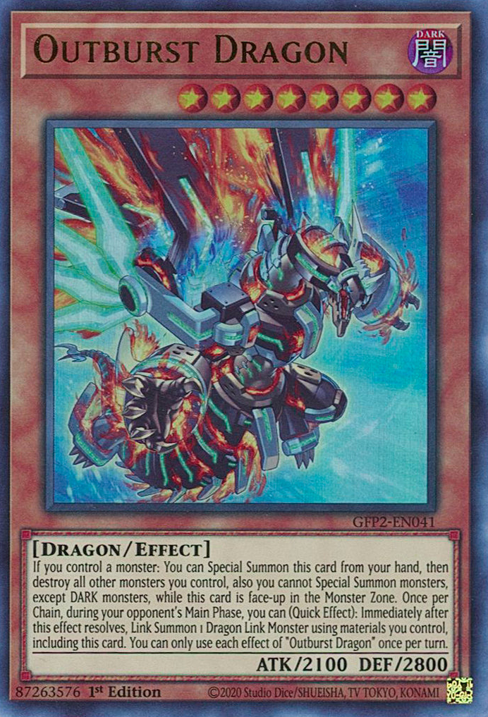 Outburst Dragon [GFP2-EN041] Ultra Rare | Exor Games Dartmouth