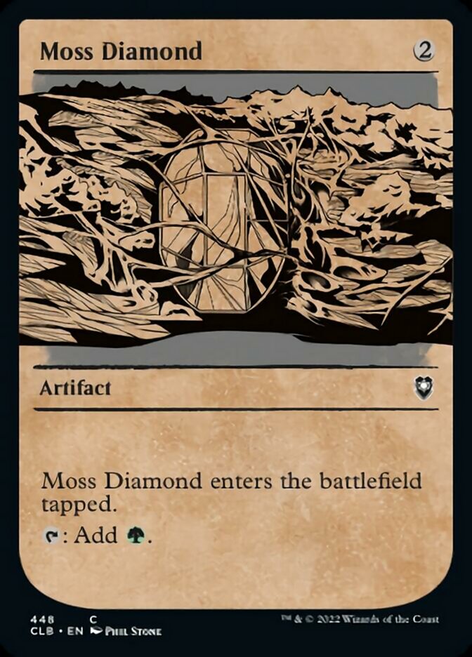 Moss Diamond (Showcase) [Commander Legends: Battle for Baldur's Gate] | Exor Games Dartmouth