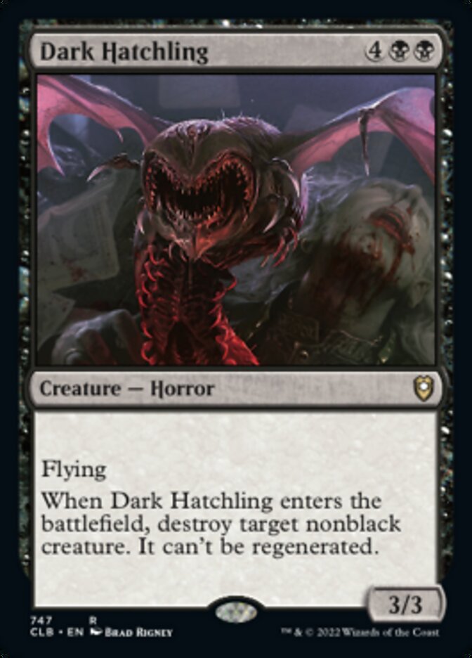 Dark Hatchling [Commander Legends: Battle for Baldur's Gate] | Exor Games Dartmouth