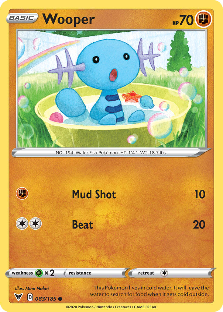 Wooper (083/185) [Sword & Shield: Vivid Voltage] | Exor Games Dartmouth