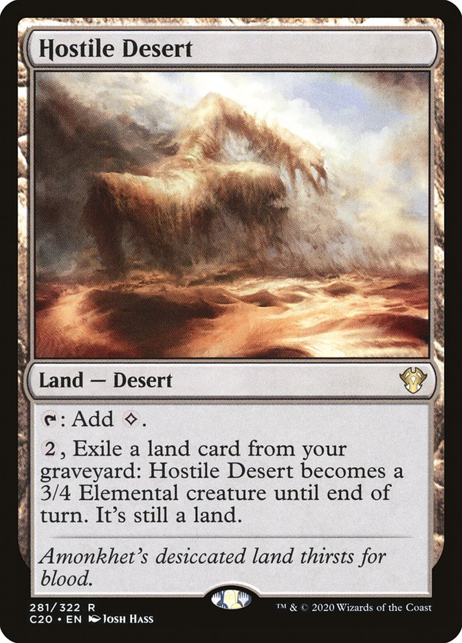 Hostile Desert [Commander 2020] | Exor Games Dartmouth