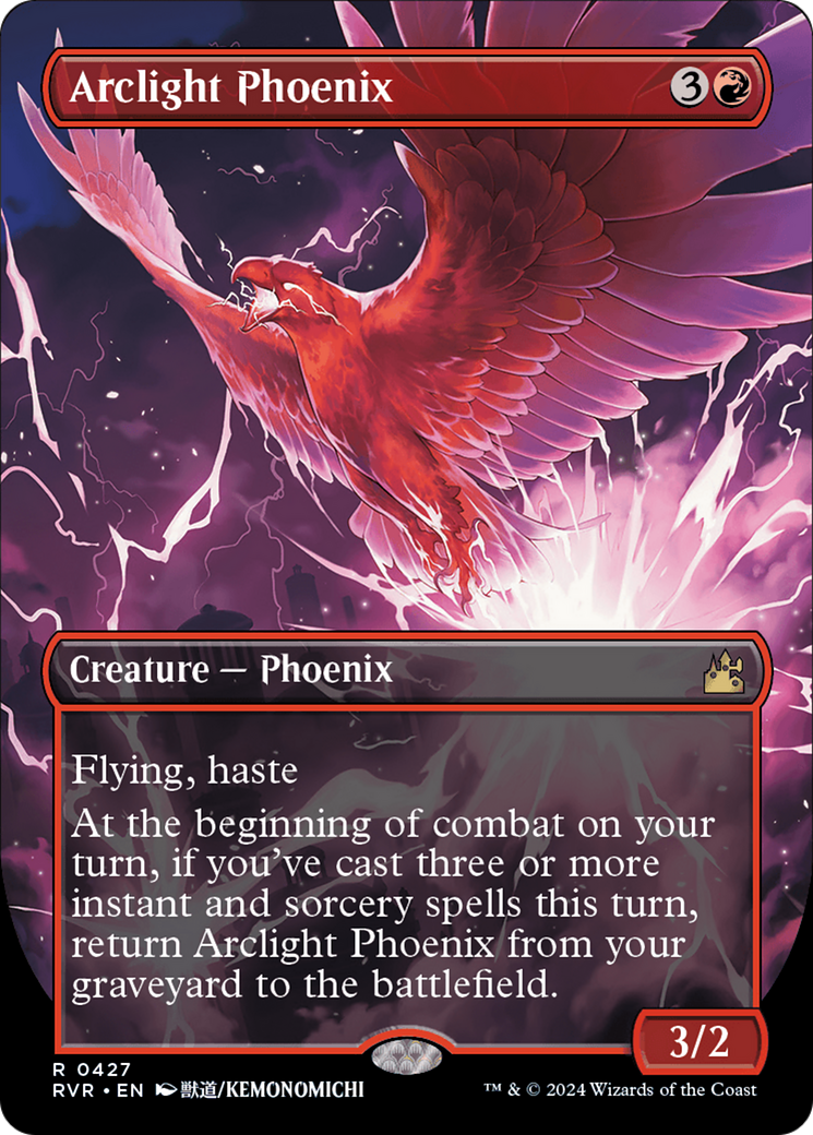 Arclight Phoenix (Anime Borderless) [Ravnica Remastered] | Exor Games Dartmouth