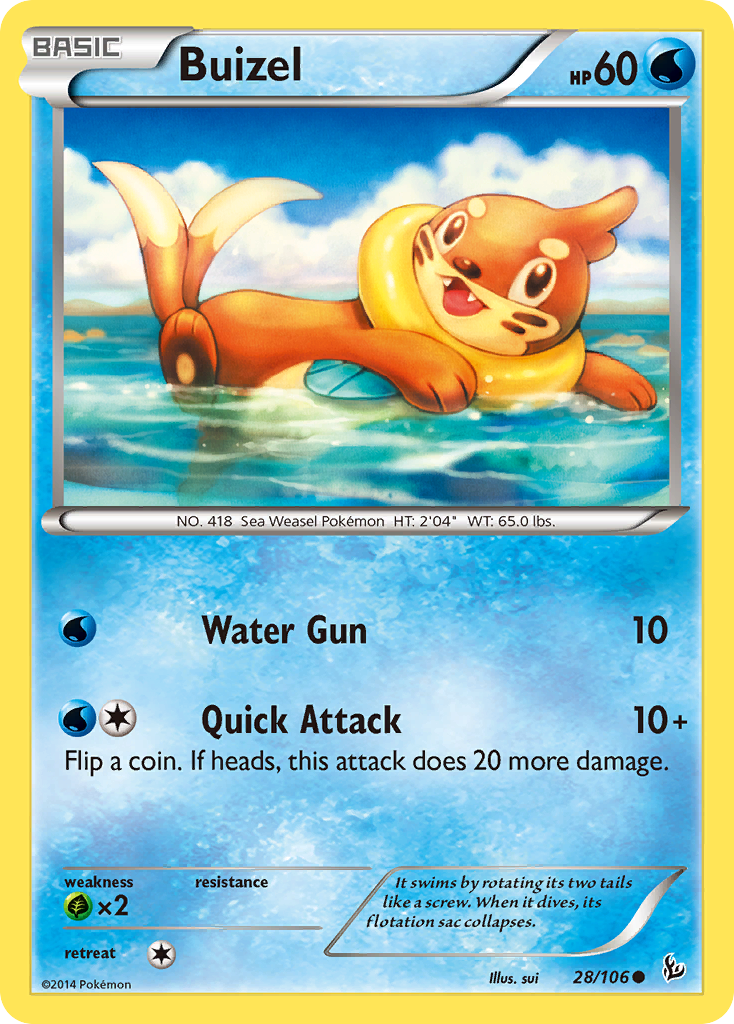 Buizel (28/106) [XY: Flashfire] | Exor Games Dartmouth