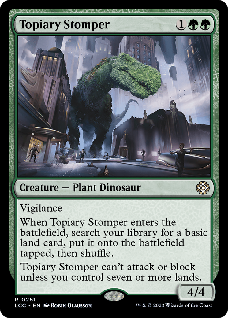 Topiary Stomper [The Lost Caverns of Ixalan Commander] | Exor Games Dartmouth