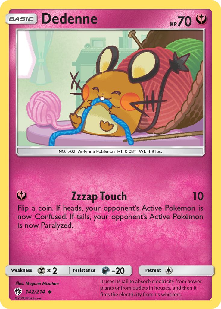 Dedenne (142/214) [Sun & Moon: Lost Thunder] | Exor Games Dartmouth