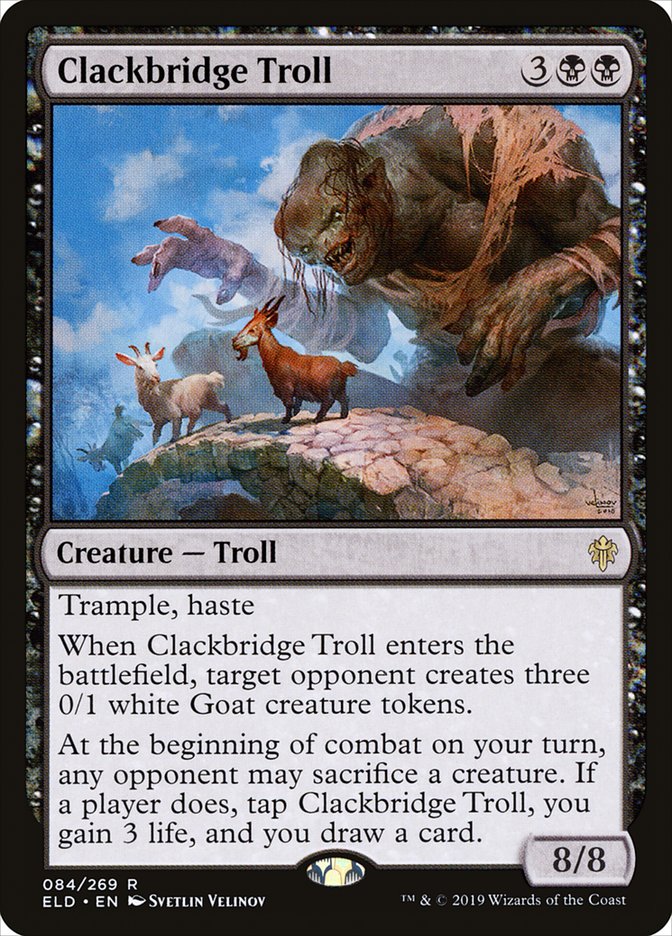 Clackbridge Troll [Throne of Eldraine] | Exor Games Dartmouth