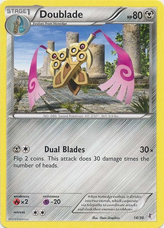 Doublade (14/30) [XY: Trainer Kit 1 - Bisharp] | Exor Games Dartmouth