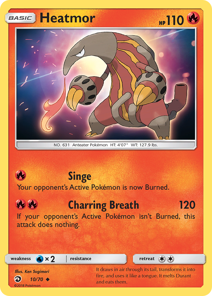 Heatmor (10/70) [Sun & Moon: Dragon Majesty] | Exor Games Dartmouth