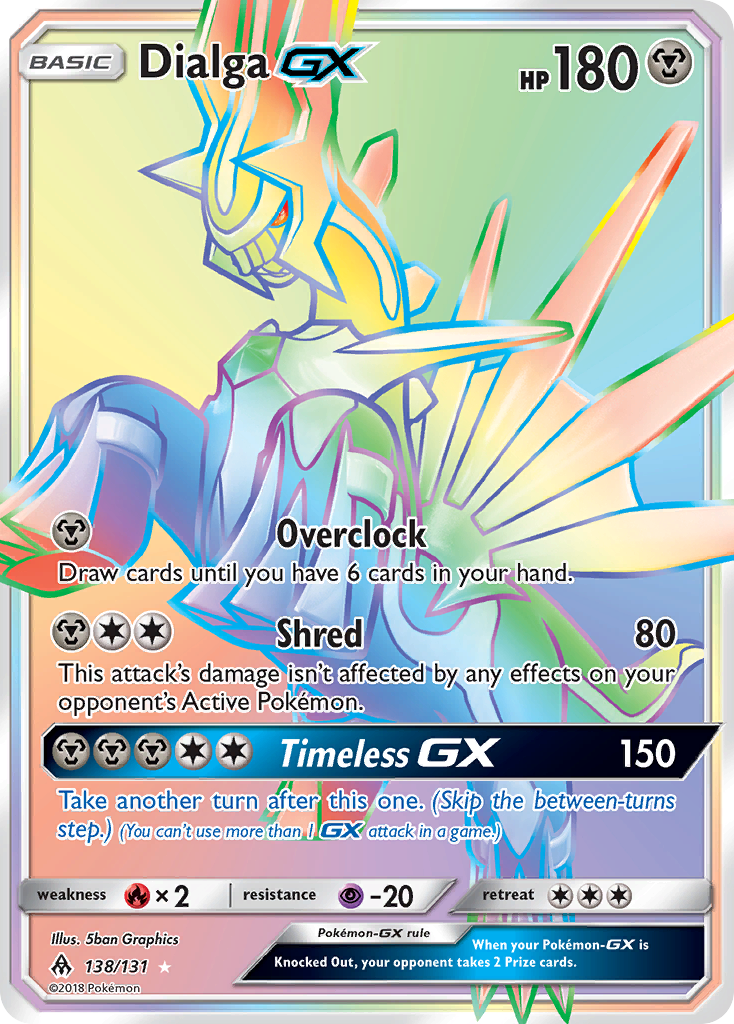 Dialga GX (138/131) [Sun & Moon: Forbidden Light] | Exor Games Dartmouth