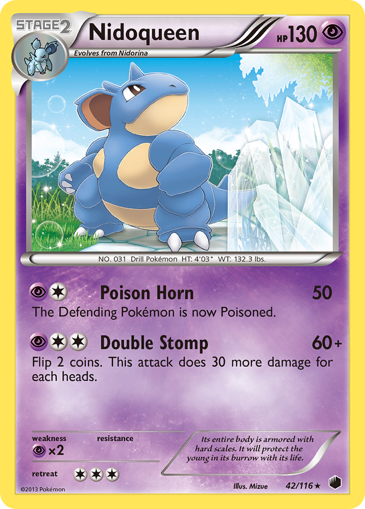 Nidoqueen (42/116) [Black & White: Plasma Freeze] | Exor Games Dartmouth