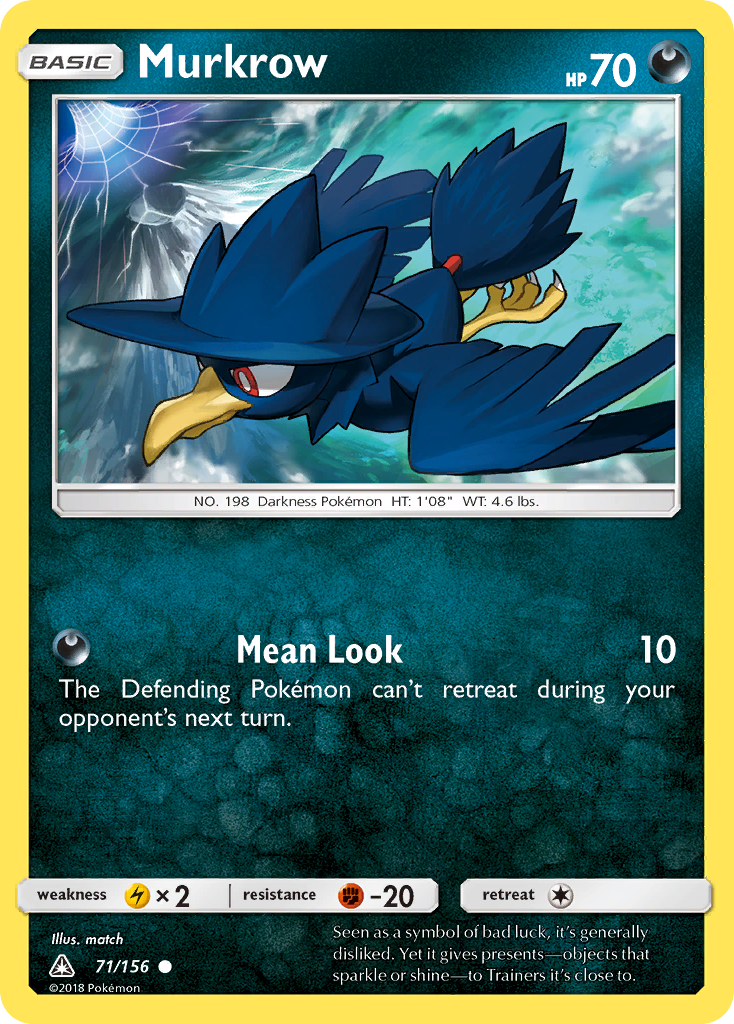 Murkrow (71/156) [Sun & Moon: Ultra Prism] | Exor Games Dartmouth