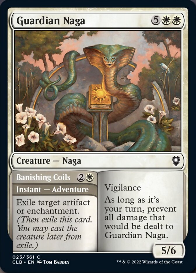 Guardian Naga // Banishing Coils [Commander Legends: Battle for Baldur's Gate] | Exor Games Dartmouth