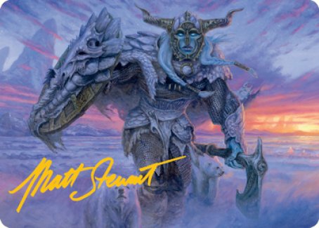 Frost Giant Art Card (Gold-Stamped Signature) [Dungeons & Dragons: Adventures in the Forgotten Realms Art Series] | Exor Games Dartmouth