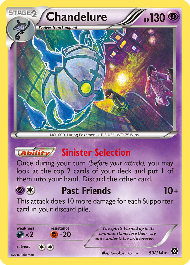 Chandelure (50/114) [XY: Steam Siege] | Exor Games Dartmouth