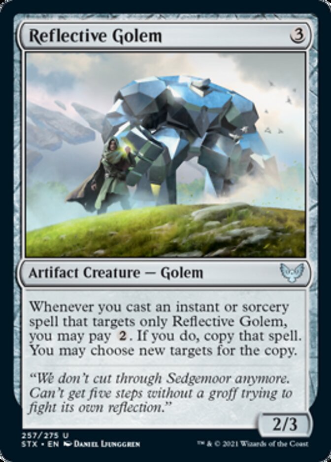 Reflective Golem [Strixhaven: School of Mages] | Exor Games Dartmouth