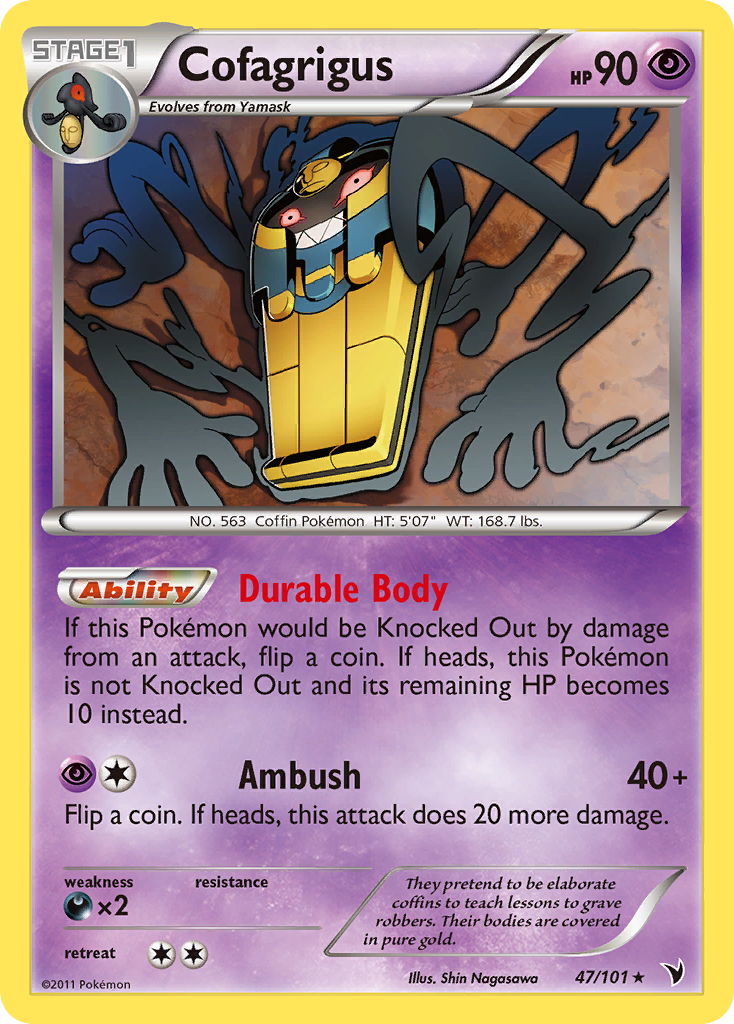 Cofagrigus (47/101) [Black & White: Noble Victories] | Exor Games Dartmouth