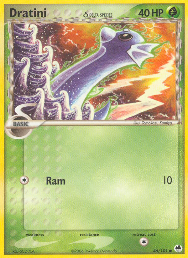 Dratini (46/101) (Delta Species) [EX: Dragon Frontiers] | Exor Games Dartmouth
