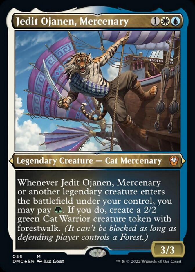 Jedit Ojanen, Mercenary (Foil Etched) [Dominaria United Commander] | Exor Games Dartmouth