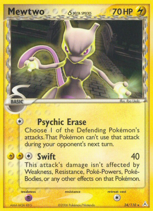 Mewtwo (24/110) (Delta Species) [EX: Holon Phantoms] | Exor Games Dartmouth