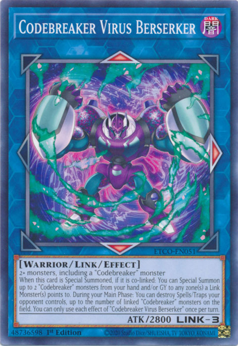 Codebreaker Virus Berserker [ETCO-EN051] Common | Exor Games Dartmouth