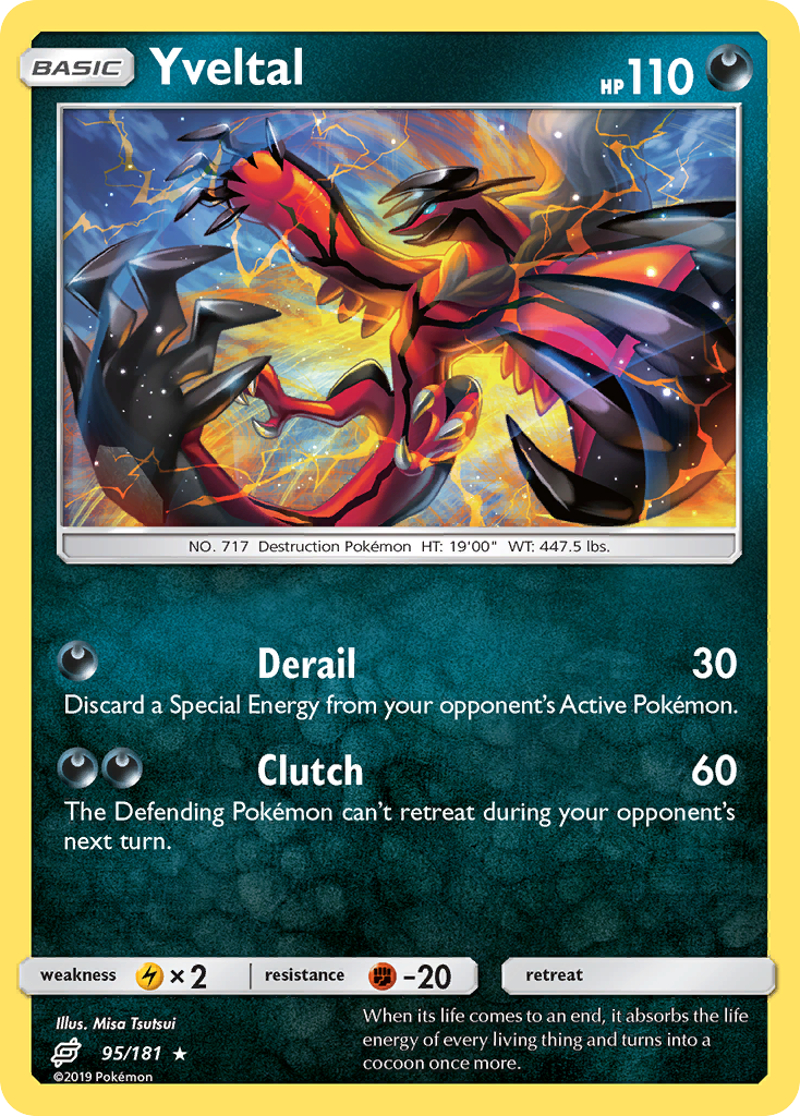 Yveltal (95/181) [Sun & Moon: Team Up] | Exor Games Dartmouth