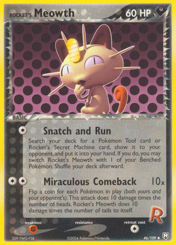 Rocket's Meowth (46/109) [EX: Team Rocket Returns] | Exor Games Dartmouth