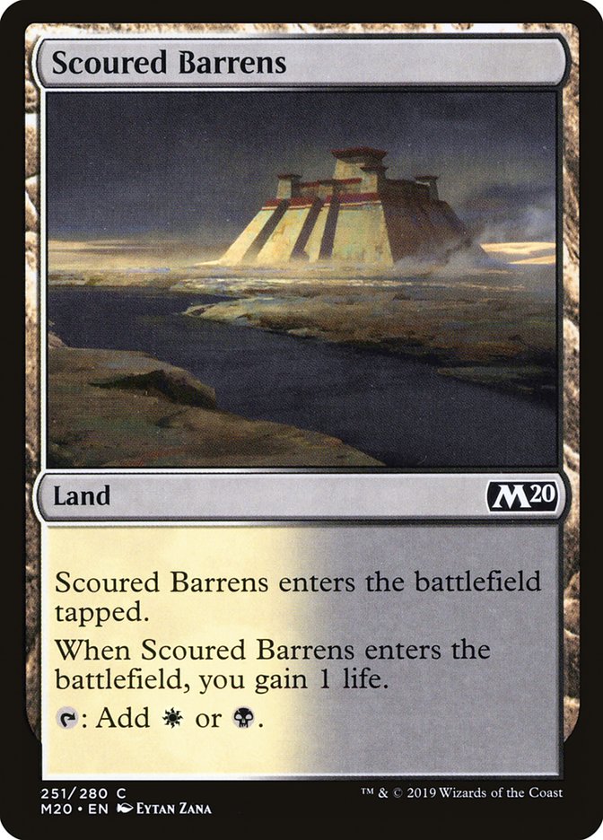 Scoured Barrens [Core Set 2020] | Exor Games Dartmouth