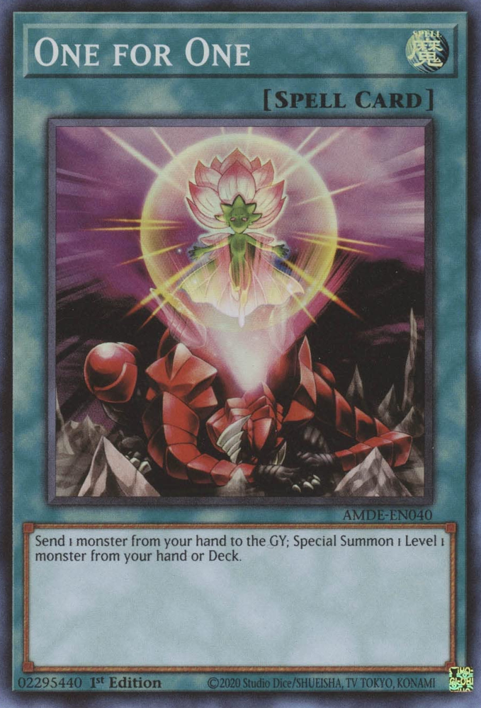 One for One [AMDE-EN040] Super Rare | Exor Games Dartmouth