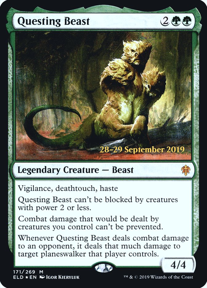 Questing Beast  [Throne of Eldraine Prerelease Promos] | Exor Games Dartmouth