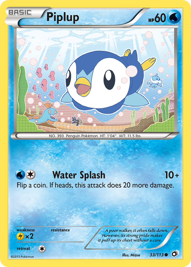 Piplup (33/113) [Black & White: Legendary Treasures] | Exor Games Dartmouth