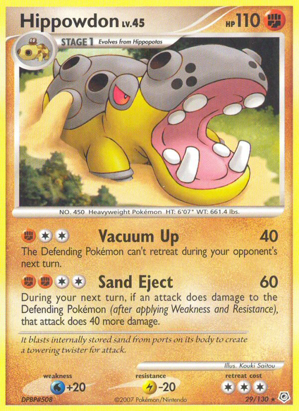 Hippowdon (29/130) [Diamond & Pearl: Base Set] | Exor Games Dartmouth