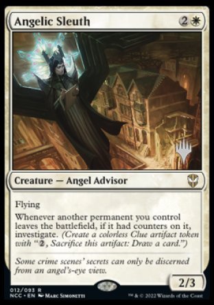 Angelic Sleuth (Promo Pack) [Streets of New Capenna Commander Promos] | Exor Games Dartmouth