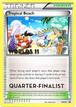 Tropical Beach (BW28) (Quarter Finalist) [Black & White: Black Star Promos] | Exor Games Dartmouth