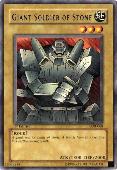 Giant Soldier of Stone [LOB-068] Rare | Exor Games Dartmouth
