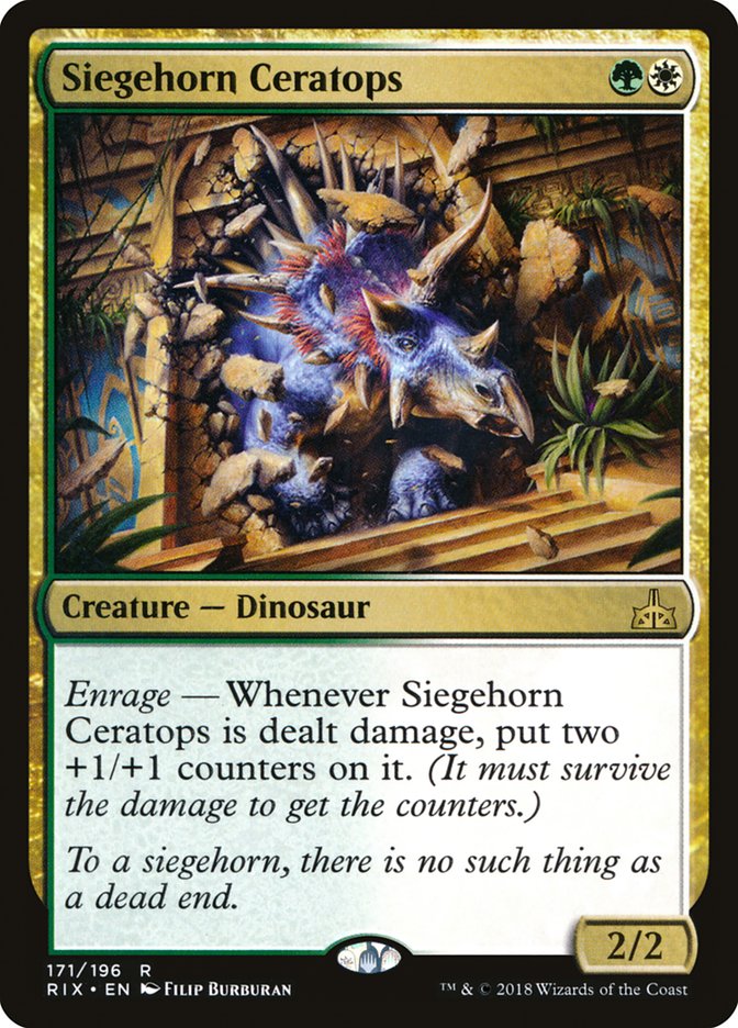 Siegehorn Ceratops [Rivals of Ixalan] | Exor Games Dartmouth