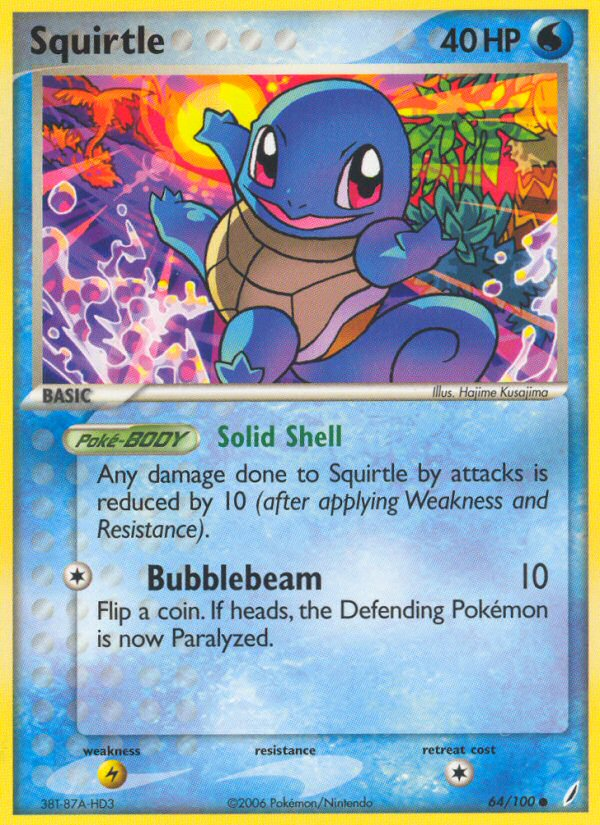 Squirtle (64/100) [EX: Crystal Guardians] | Exor Games Dartmouth