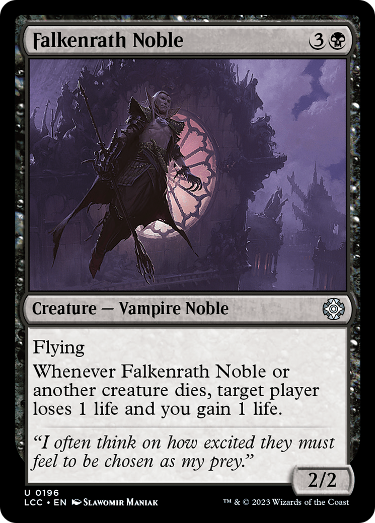 Falkenrath Noble [The Lost Caverns of Ixalan Commander] | Exor Games Dartmouth