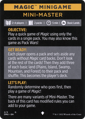 Mini-Master (Magic Minigame) [Commander Legends: Battle for Baldur's Gate Minigame] | Exor Games Dartmouth