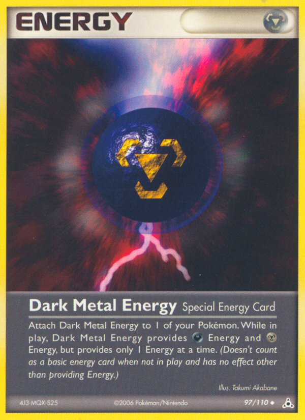 Dark Metal Energy (97/110) [EX: Holon Phantoms] | Exor Games Dartmouth