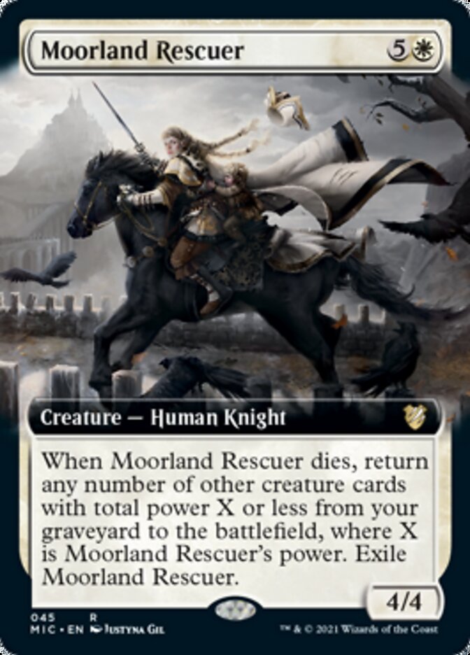 Moorland Rescuer (Extended) [Innistrad: Midnight Hunt Commander] | Exor Games Dartmouth