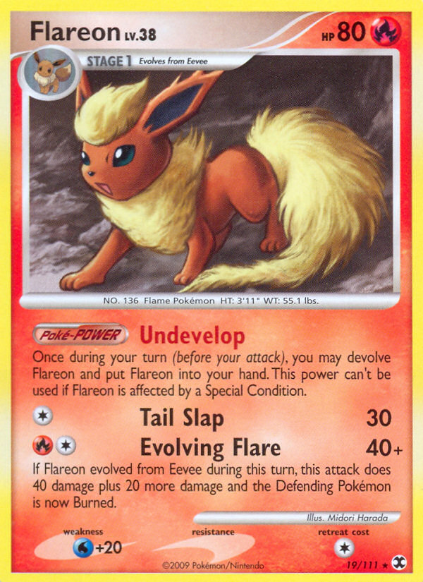 Flareon (19/111) [Platinum: Rising Rivals] | Exor Games Dartmouth