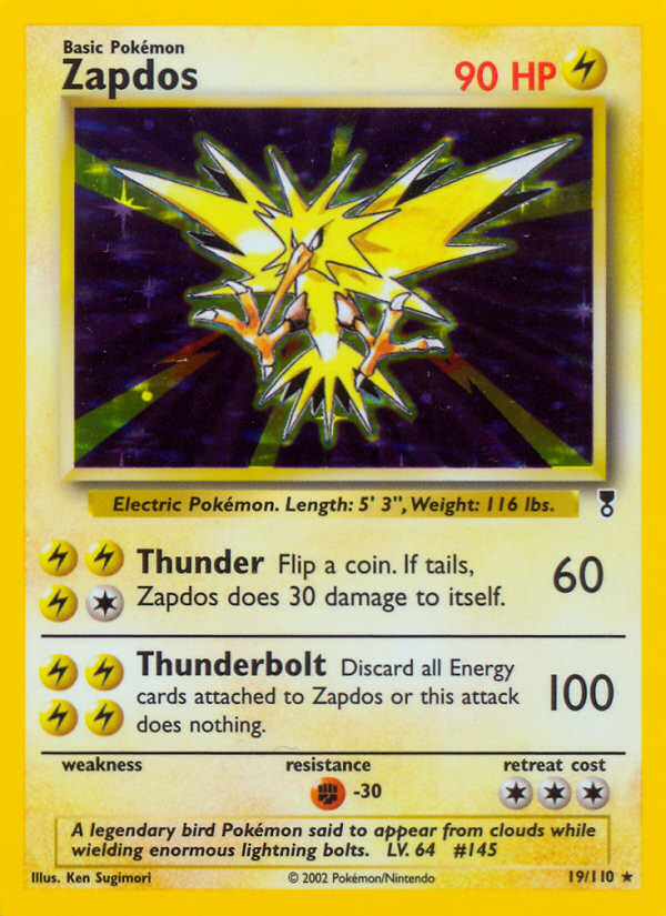 Zapdos (19/110) [Legendary Collection] | Exor Games Dartmouth