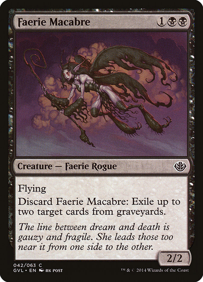 Faerie Macabre (Garruk vs. Liliana) [Duel Decks Anthology] | Exor Games Dartmouth