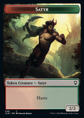 Satyr // Beast Double-sided Token [Commander Legends: Battle for Baldur's Gate Tokens] | Exor Games Dartmouth